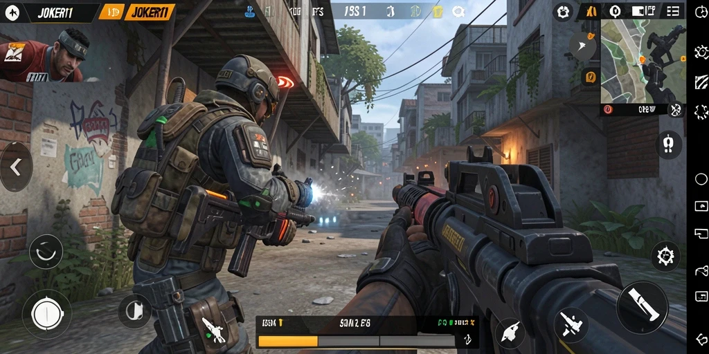 Gameplay intens JOKER11 dengan aksi pertempuran yang menarik.