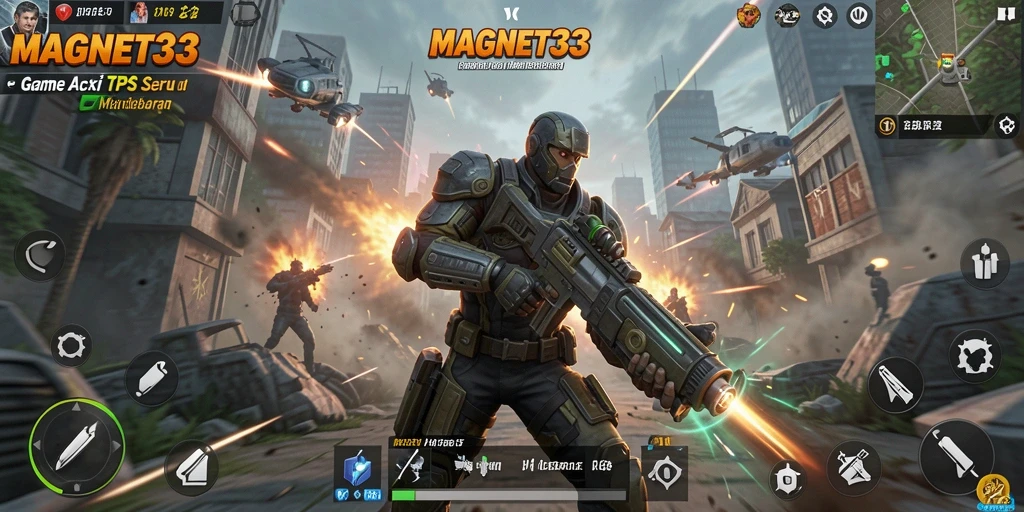 Tampilan gameplay mendebarkan dalam MAGNET33 dengan aksi seru.