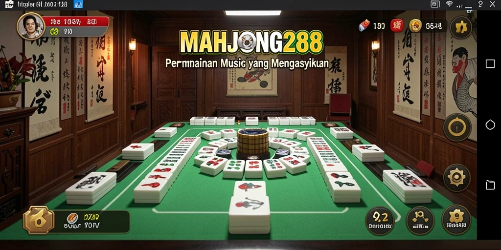 Tampilan gameplay MAHJONG288 yang menarik dan interaktif.