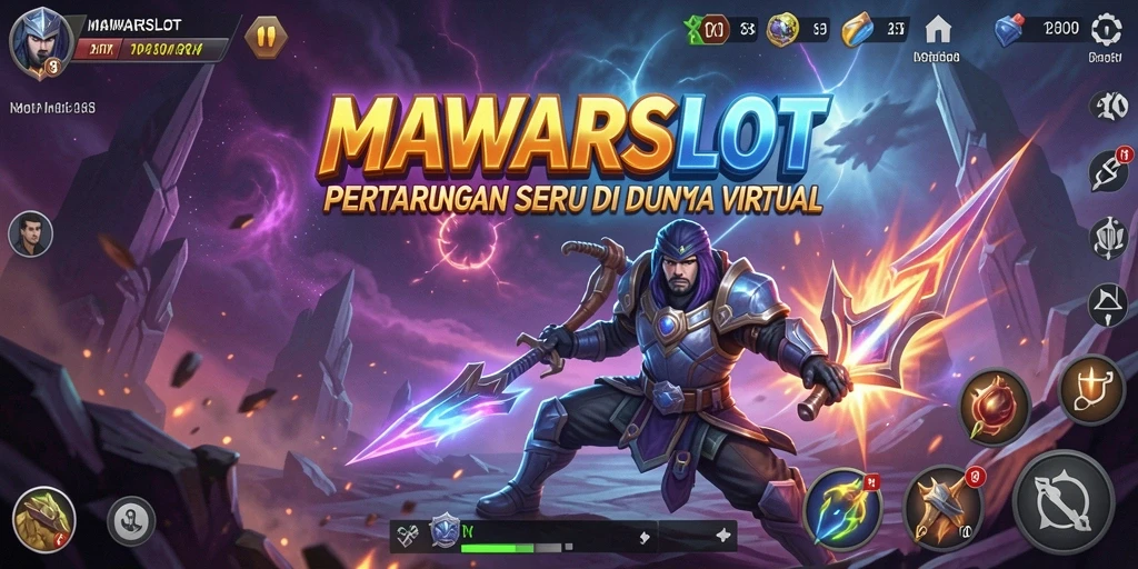 Gameplay pertarungan seru dan mendebarkan di MAWARSLOT.