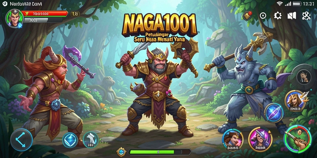 Tampilan gameplay NAGA1001 yang menarik dan mendebarkan.