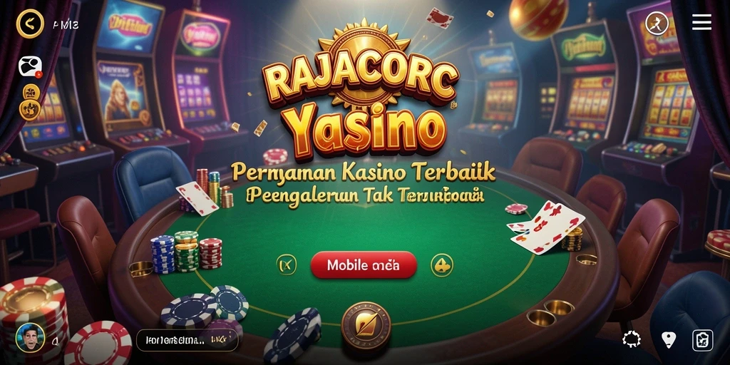 Screenshot RAJACORC menampilkan gameplay Kasino yang seru dan menegangkan.