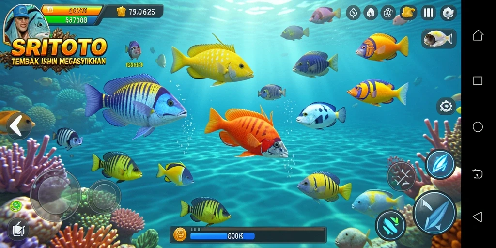 Gameplay menyenangkan menembak ikan di SRITOTO.
